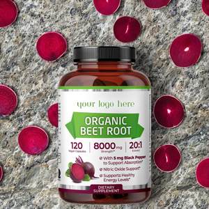 Factory Supply Beetroot Extract Capsules 8000mg Hot Selling OEM Private Label <b>Supplement</b> - Product Image 3