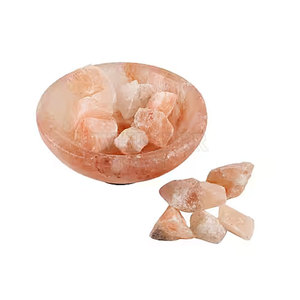 Lampe en sel de qualité export, avec éclats de sel pour foyer, pour une lumière d'ambiance douce et un look intérieur luxueux - Product Image 4