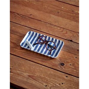 Plateau de service en métal à carreaux antidérapant |   Plateau rectangulaire pour café, thé et nourriture |   Plateau durable et écologique pour hôtel et restaurant - Product Image 3