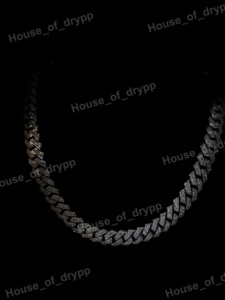 VVS Moissanite Diamond Cuban link <b>Chain</b> <b>Iced</b> Out Moissanite Diamond Custom Initial Luxury Statement <b>Chain</b> Gift For Him Her - Product Image 6