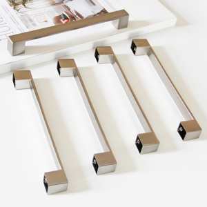 Tiradores de Gabinete Rectangulares Modernos de Aleación de Zinc para Cocina, Armario y Cómoda - Duraderos y Ecológicos - Product Image 1