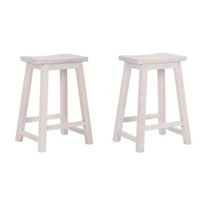 Chaise de bar contemporaine minimaliste en métal et bois naturel avec repose-pieds, tabouret de comptoir de cuisine - Product Image 4