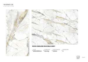 แผ่นพอร์ซเลนแกะสลักลึกแบบใหม่ ขนาด 60x120 ซม. 600x1200 มม. 24x48 นิ้ว ผิวสัมผัสละเอียดอ่อนสำหรับงานสถาปัตยกรรมสมัยใหม่ - Product Image 5