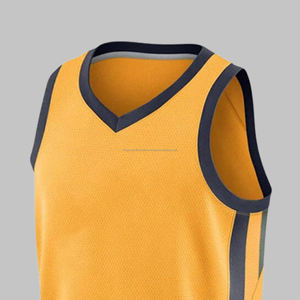 Diseño de camiseta de baloncesto con combinación de colores OEM personalizado de alta calidad - Product Image 4