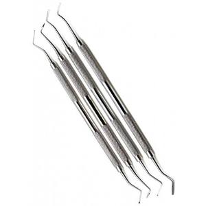 ชุดเครื่องมือขูดกระดูกทางทันตกรรม Lucas Curette คุณภาพเยี่ยมแบบขายส่ง จำนวน 4 ชิ้น ดีไซน์โดดเด่น โดย Blush surgical - Product Image 6