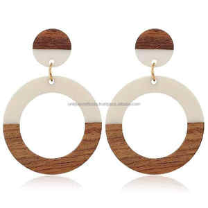 Nuevos y Exclusivos Pendientes de Resina con Forma de Bola de Caramelo de Colores, Estilo Indio, para Mujer, Accesorios Modernos para Fiestas y Bodas - Product Image 1