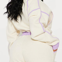 Ensemble sportif 2 pièces pour femmes, haut court avec fermeture éclair, manches longues, couleur unie, tricoté en spandex et nylon, décontracté, printemps-été