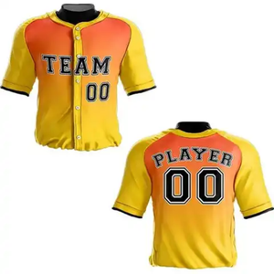 Ensemble d'uniformes de baseball de haute qualité, fabrication OEM, vente en gros, vêtements d'équipe personnalisés, uniforme de baseball sportif avec design et matériaux sur mesure - Product Image 4