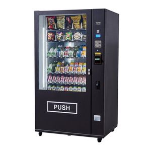 Máquina Expendedora Refrigerada Comercial de 60 Compartimentos para Snacks, Refrescos y Bebidas con Aceptador de Billetes/Monedas ICT y 6 Niveles - Product Image 1