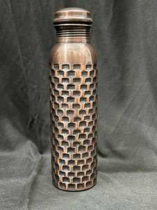 Export Quality Classic Eco-Friendly Copper Antique Water <b>Bottle</b> 1000ml Customizable Home Office Outdoor Business Gifts - Product Image 6