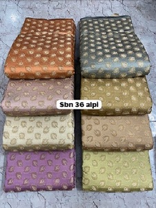 Tela de Seda Jacquard Brocada con Encaje de Miel Premium para Vestidos de Novia, Sarees, Lehengas, Tapicería, Cortinas, Bordados y Material Textil de Lujo - Product Image 2