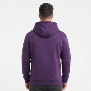 Sweat à capuche d'hiver en coton de qualité supérieure, demi-zip, pour homme, avec cordon de serrage, taille standard, vente en gros - Product Image 3