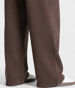 Men's Espresso Custom Contrast Line <b>Oversized</b> <b>Jogger</b> Premium Quality Cotton Fleece Trouser Wide Leg Men's Back Pocket Sweatpants - Product Image 4