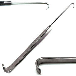 WORLD PRECISION SURGICAL Gancho Retractor Traqueal Quirúrgico de Acero Inoxidable, Gancho Afilado y Ciego, Instrumento de Cirugía General CE - Product Image 1