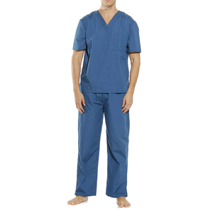 Men's Trending Short Sleeve Scrub Set Comfortable <b>Top</b> Demanded Product Fully Customizable High Quality Hospital Uniforms - Product Image 5