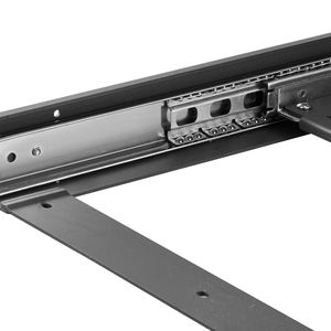 Organizzatore per Armadio da Cucina a 2 Livelli e 4 Ripiani, Apertura 15'' L, Cesto Estraibile per Angolo Cieco in Acciaio al Carbonio Cromato - Product Image 2