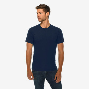 T-shirt uni DISTRICT DM130 pour homme, coupe classique, en tissu tri-mélange, couleur naturelle / Taille L, T-shirt de baseball pour homme en tissu tri-mélange - Product Image 5