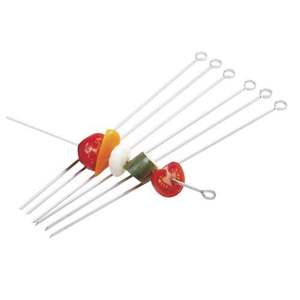 Juego de Brochetas Premium de Acero Inoxidable para Asar al Aire Libre con Mangos Resistentes para Carne y Verduras - Product Image 1