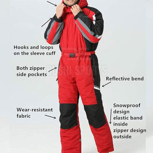 Uniforme de esquí de rendimiento profesional que ofrece protección térmica y durabilidad para clima frío. - Product Image 4