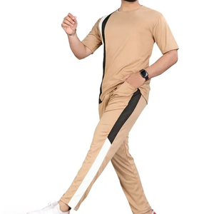 Chándal de Verano para Hombre, Hecho a Medida, de Alta Calidad, 100% Algodón Sólido, Transpirable, Ligero, de Secado Rápido, Color Personalizado, Venta al Por Mayor - Product Image 3