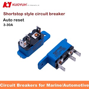 Disjoncteurs en plastique de type Shortstop 3-30A 12VDC Série AR2 Capacité de coupure 3kA Montage sur panneau pour booster de batterie - Product Image 4