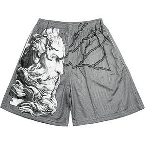 Pantalones cortos deportivos personalizados para hombre, con diseño sólido, para gimnasio, fitness, correr, entrenamiento, sublimados por Dress Sports - Product Image 1