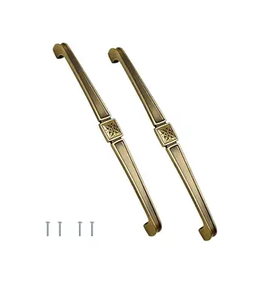 Antique Brass Cabinet Door Pull Handle for Wardrobe Drawer <b>Kitchen</b> Cabinets - Product Image 1