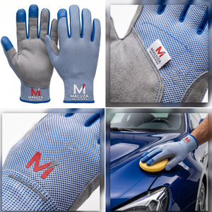 MALUZA INDUSTRIES Professional Utility Mechanic Safety Work <b>Gloves</b> Reinforced Cuff Touchscreen Anti-Slip 12 oz Thickness 10" - Product Image 5