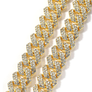 Bracelet Moissanite Cuban Link Iced Out pour Homme, Bijoux Hip Hop, Chaîne Pavée de Luxe, Style Audacieux, Cadeau Tendance pour Lui - Product Image 3