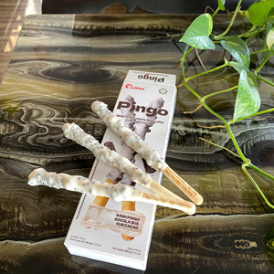 VIETNAMESE <b>BISCUITS</b> PINGO MILK CHOCOLATE COCOA CRUMB STICK 49.5G - Product Image 5
