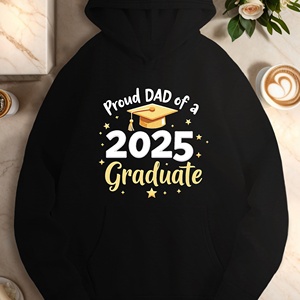 Fier papa d'un diplômé 2025 sweats à capuche décontractés pour femmes - Product Image 2