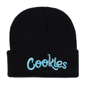 Gorro de Punto de Algodón de Alta Calidad, Personalizado para Adultos, con Puño y Logotipo Bordado en 3D, Unisex, para Invierno - Product Image 2