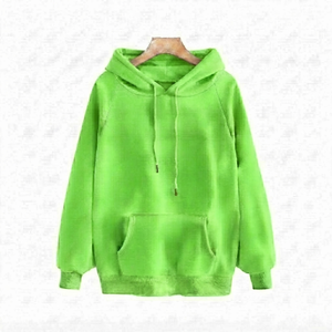 เสื้อฮู้ดผู้ชายแบบสวมใส่สบาย ทรงปกติ สีเขียวมะนาว ผ้าเจอร์ซีย์ ระบายอากาศได้ดี แห้งเร็ว ปักลายตามสั่ง แฟชั่นทันสมัย สำหรับทุกเพศ - Product Image 1