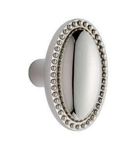 Manijas de Puerta Metálicas de Primera Calidad, Niqueladas, Duraderas, Elegantes, Modernas, Clásicas, para Dormitorio, Forma Ovalada, Antioxidantes, Ecológicas - Product Image 1