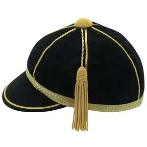 High Quality Honours Caps Rugby Cricket 5-Panel Dot Pattern Hand Embroidery Common Sporty Custom Promotional <b>Hats</b> - Product Image 4