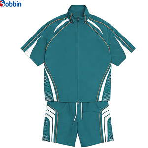 Conjunto Deportivo Corto Unisex Blanco y Negro, Chaqueta Cortavientos Informal para Hombre, Pantalones Cortos con Logotipo Frontal, Secado Rápido, Poliéster, Ropa de Verano y Otoño - Product Image 6