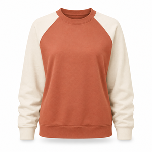 Sweat-shirt court à col rond pour femme, coupe ample, décontracté, uni, respirant, personnalisable, idéal pour l'entraînement - Product Image 6