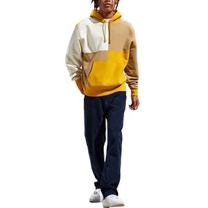 Sudadera con Capucha para Hombre de Alta Calidad y Tacto Suave, Nuevo Estilo Colorblock, Sudadera Deportiva de Secado Rápido con Bordado Personalizado, Estilo Invernal - Product Image 1