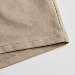 Conjunto Casual de 2 Piezas Tejido para Mujer, Top Corto sin Mangas con Estampado de Letras y Pantalones Cortos por Encima de la Rodilla, Beige, Algodón, Ropa de Primavera/Verano - Product Image 6
