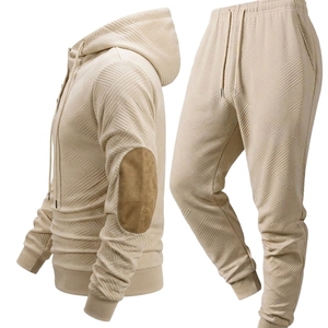 Conjunto de Pantalones y Sudadera Casual para Hombre, Traje Deportivo de Dos Piezas para Actividades al Aire Libre y Diarias - Product Image 2