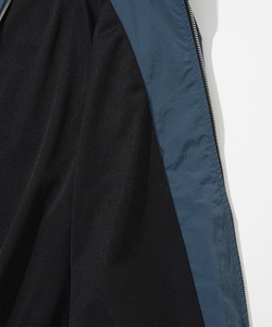 Veste coupe-vent sport légère pour homme, 100 % nylon vintage, col montant, fermeture éclair, colorblock - Product Image 5