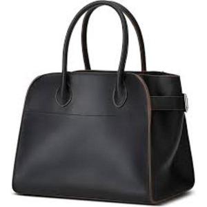 Sac à main tendance pour femme en similicuir avec pompon, deux poignées, fermeture éclair, souple, élégant, pour le shopping, les voyages, les soirées et le quotidien - Product Image 1