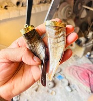 Meilleur prix, qualité supérieure, pendentif artisanal en corne de buffle, style animal, étanche, vente exclusive, dernière nouveauté