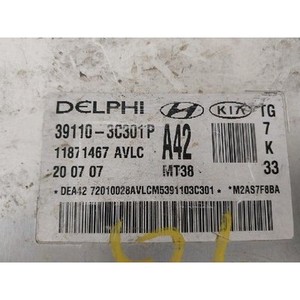 Módulo de Control del Motor Grandeur/Azera TG 2005-2010 Usado OEM 391103C301P - Product Image 5