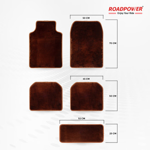 Alfombrillas Universales para Auto ROADPOWER (RP-MAT-130), Color Negro Premium, Resistentes, Impermeables y Fáciles de Limpiar - Product Image 5