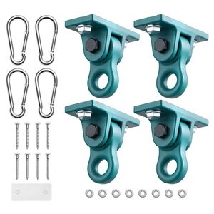 Paquete de 4 Soportes para Columpio de Alta Resistencia con Doble Rodamiento de Aleación de Aluminio, Capacidad de 5000 Libras, Incluye Tornillos y Pernos, Columpios Suaves - Product Image 1