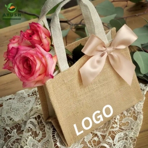 Bolsa de yute impresa personalizada directamente de fábrica, bolso de lona resistente para regalos de seminarios y conferencias - Product Image 2