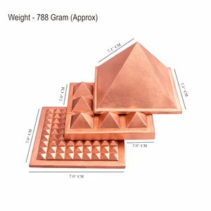 Pirámide de Cobre Premium de 3 Pulgadas para Atraer la Riqueza, Mejorar la Prosperidad y Eliminar la Energía Negativa a Precio de Mayoreo - Product Image 2