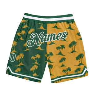 American Knitted <b>Mesh</b> Sublimation Eco-Friendly Breathable Quick Dry Fitness Shorts Men Women Solid Pattern Outdoor Sports Casual - Product Image 4