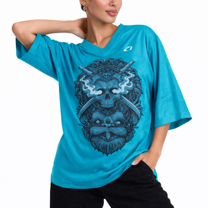 Camiseta de Fútbol Retro Sublimada de Alta Calidad, Unisex, Estilo Y2K, Personalizada, Oversize, Corte Cuadrado, Estilo Urbano, Camiseta de Fútbol Americano - Product Image 6